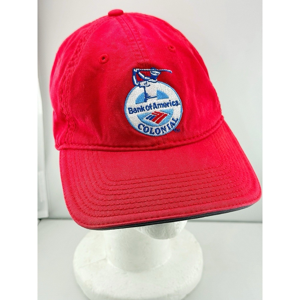 Bank Of America Red Colonial Partners Club PGA Tour Hat 2003-2006